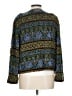 Adrianna Papell 100% Silk Print Blue Silk Blazer Size L (estimated) - photo 2