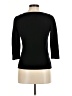 Ann Taylor Solid Black Pullover Sweater Size M - photo 2