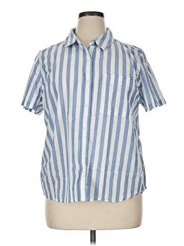 L.L.Bean Short Sleeve Button-Down Shirt (view 1)