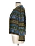 Adrianna Papell 100% Silk Print Blue Silk Blazer Size L (estimated) - photo 5