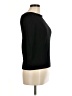 Ann Taylor Solid Black Pullover Sweater Size M - photo 4