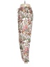 Melonie Floral White Casual Pants Size M - photo 5