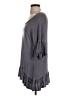 Dantelle Gray 3/4 Sleeve Top Size S - photo 5