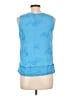 Daniel Rainn 100% Rayon Blue Sleeveless Blouse Size L - photo 2