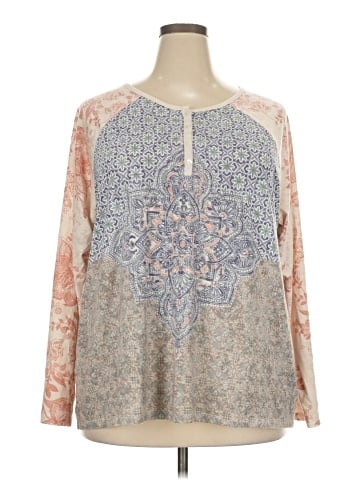 Coldwater Creek Long Sleeve Henley (view 1)