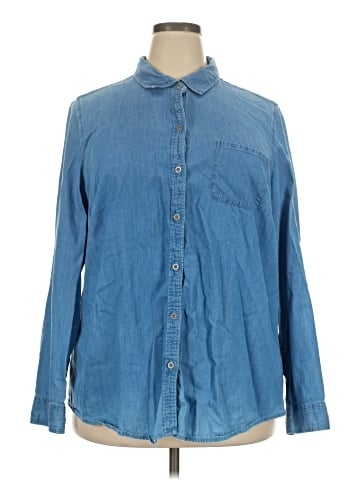 Kim Rogers Long Sleeve Button-Down Shirt (view 1)