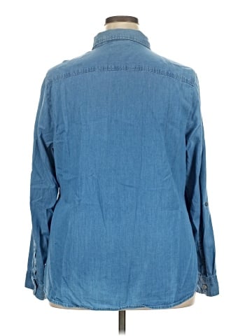 Kim Rogers Long Sleeve Button-Down Shirt (view 2)