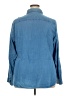Kim Rogers 100% Cotton Blue Long Sleeve Button-Down Shirt Size 2X - photo 2