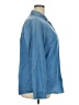 Kim Rogers 100% Cotton Blue Long Sleeve Button-Down Shirt Size 2X - photo 4