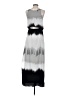 Halston Heritage 100% Polyester Tie-dye Gray Casual Dress Size XS - photo 2