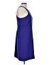 J.Crew 100% Polyester Solid Blue Cocktail Dress Size 12 - photo 4