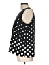 Talbots Outlet Polka Dots Black Sleeveless Blouse Size L - photo 5