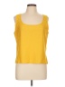 St. John Yellow Sleeveless Top Size L - photo 1