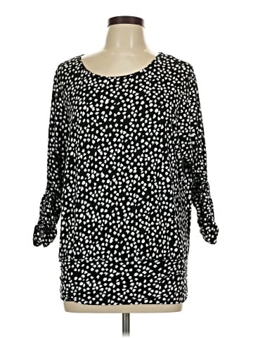 Apt. 9 3/4 Sleeve Blouse (view 1)