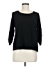 BCX Black 3/4 Sleeve Top Size M - photo 1