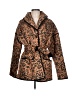 Bagatelle 100% Polyester Animal Print Brown Coat Size L - photo 1