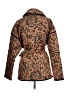 Bagatelle 100% Polyester Animal Print Brown Coat Size L - photo 2