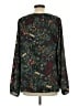Christopher & Banks 100% Polyester Green Long Sleeve Blouse Size L - photo 2