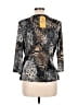 Studio 1940 Silver 3/4 Sleeve Blouse Size L - photo 2