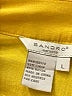Sandro Yellow 3/4 Sleeve Blouse Size Lg (3) - photo 7
