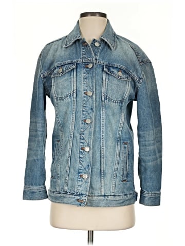 Madewell The Oversized Jean Jacket in Capstone Wash (view 1)