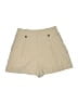 ASOS Design Solid Tan Khaki Shorts Size 6 - photo 1