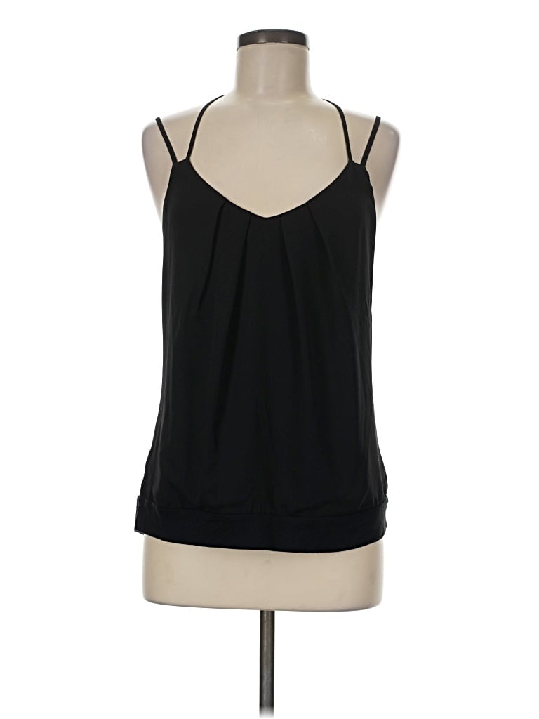 Express Sleeveless Top Black Halter Neckline Tops
