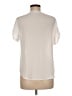 Sweet Rain 100% Polyester Ivory Short Sleeve Blouse Size M - photo 2