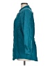 iB Diffusion 100% Silk Teal Long Sleeve Silk Top Size 12 - photo 5