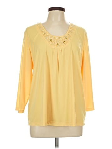 Susan Graver 3/4 Sleeve Blouse (view 1)