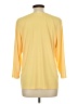 Susan Graver Yellow 3/4 Sleeve Blouse Size L - photo 2