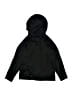 Active by Old Navy 100% Polyester Solid Black Zip Up Hoodie Size 8 - photo 2