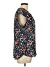 Daniel Rainn 100% Polyester Floral Black Short Sleeve Blouse Size L - photo 4