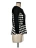 Cupio Houndstooth Black Pullover Sweater Size M - photo 4