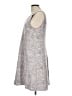 Ann Taylor LOFT Metallic Silver Casual Dress Size 12 - photo 5