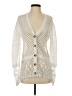 MICHAEL Michael Kors 100% Cotton White Cardigan Size S - photo 1