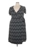 Mossimo Chevron-herringbone Gray Casual Dress Size 20 - photo 1