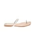Jeffrey Campbell 100% Leather White Sandals Size 6 - photo 1