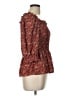 Max Studio 100% Polyester Red 3/4 Sleeve Blouse Size L - photo 4