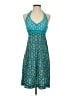 Athleta Paisley Teal Casual Dress Size 4 - photo 1