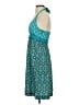 Athleta Paisley Teal Casual Dress Size 4 - photo 5