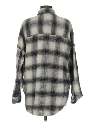 American Eagle Outfitters Long Sleeve Button-Down Shirt (view 2)