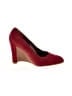 Donald J Pliner Color Block Burgundy Wedges Size 7 - photo 1
