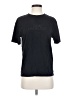Mango Black Short Sleeve Top Size S - photo 1