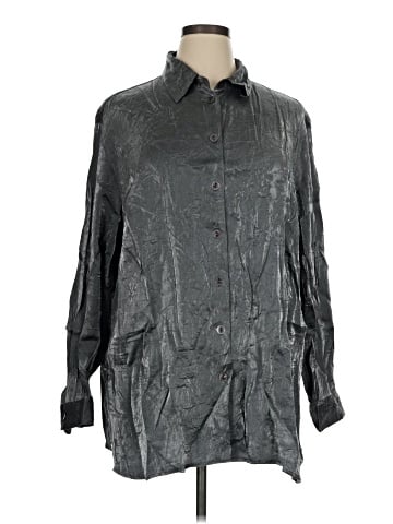 Sag Harbor 3/4 Sleeve Button-Down Shirt (view 1)