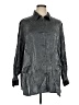 Sag Harbor Metallic Gray 3/4 Sleeve Button-Down Shirt Size 16 - photo 1
