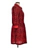Cooperative 100% Polyester Print Red Casual Dress Size L - photo 4