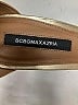BCBGMAXAZRIA 100% Leather Metallic Gold Sandals Size 9 - photo 3