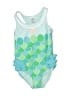 Carter's Hearts Blue Two Piece Swimsuit Size 3T - photo 1