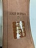 BCBGMAXAZRIA 100% Leather Metallic Gold Sandals Size 9 - photo 4